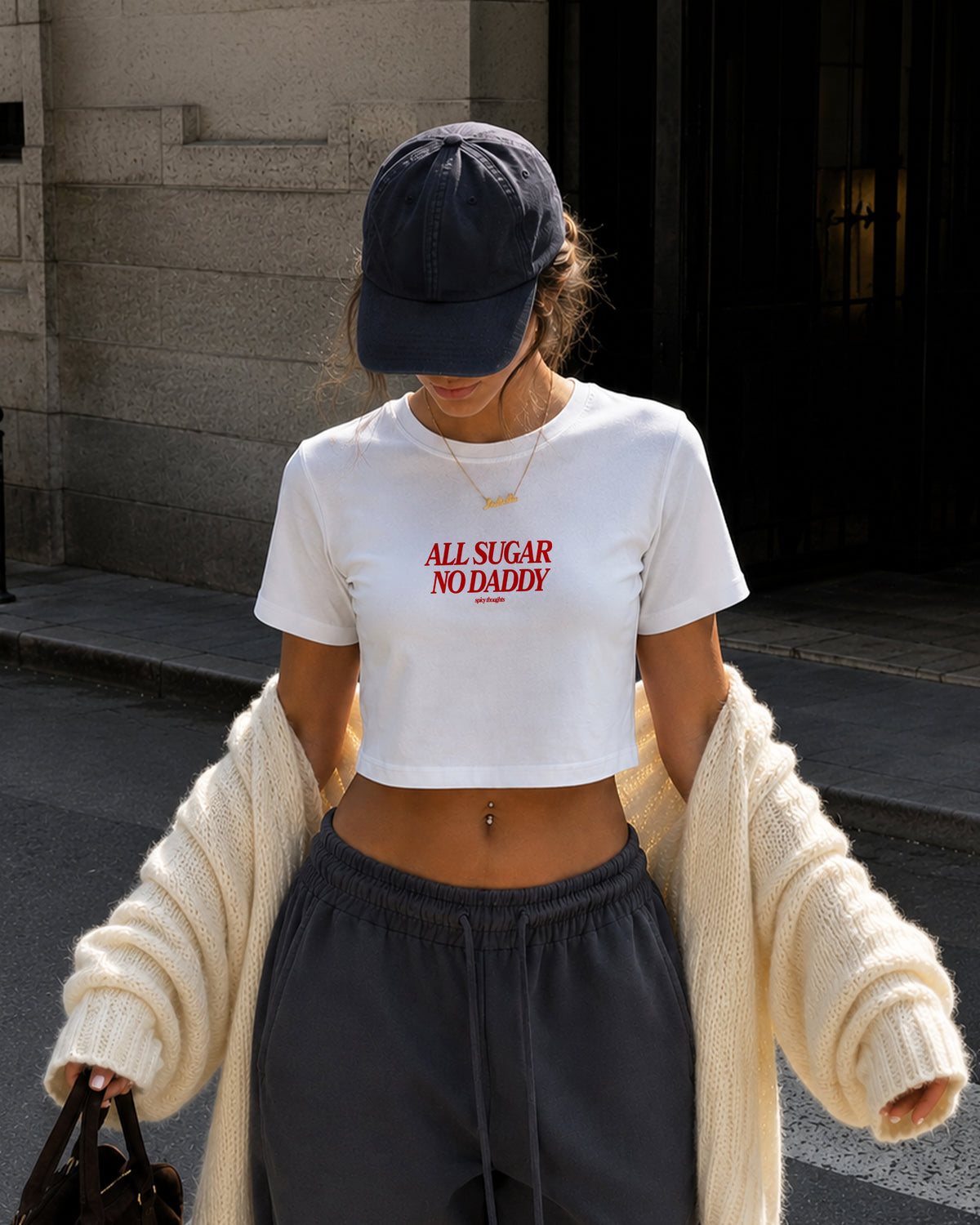 Cropped Tee - All Sugar No Daddy
