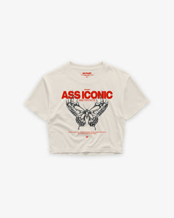 Cropped Tee - Ass Iconic, Mind Psychotic