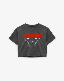 Cropped Tee - Ass Iconic, Mind Psychotic