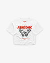 Cropped Tee - Ass Iconic, Mind Psychotic