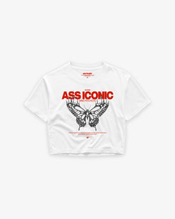 Cropped Tee - Ass Iconic, Mind Psychotic