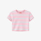 Cropped Tee Stripe - Good Morning Fuckers