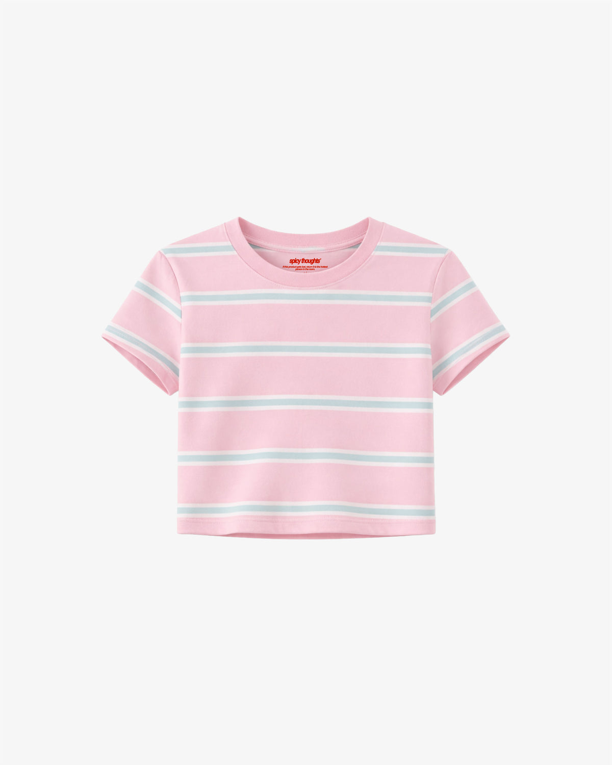 Cropped Tee Stripe - Good Morning Fuckers