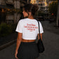 Cropped Tee - I Will Block You