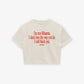 Cropped Tee - I Will Block You