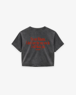 Cropped Tee - I Will Block You