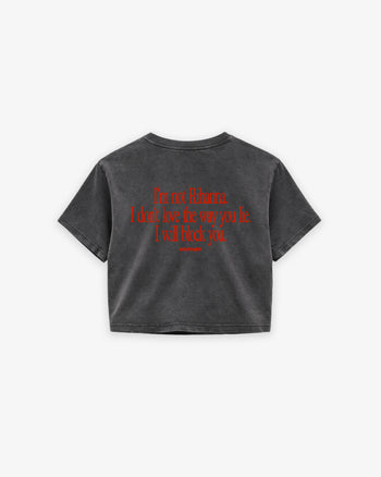 Cropped Tee - I Will Block You