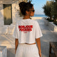 Cropped Tee - Bonjour Fuckers