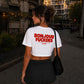 Cropped Tee - Bonjour Fuckers