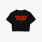 Cropped Tee - Bonjour Fuckers