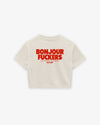 Cropped Tee - Bonjour Fuckers