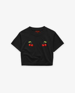 Cropped Tee - Cherry