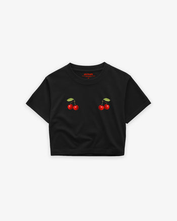 Cropped Tee - Cherry