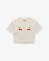Cropped Tee - Cherry