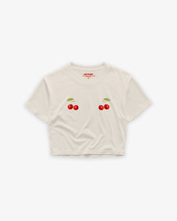 Cropped Tee - Cherry