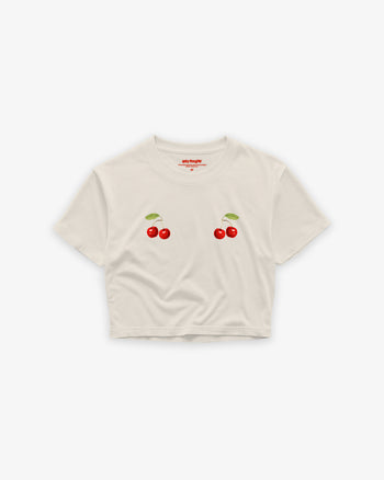 Cropped Tee - Cherry