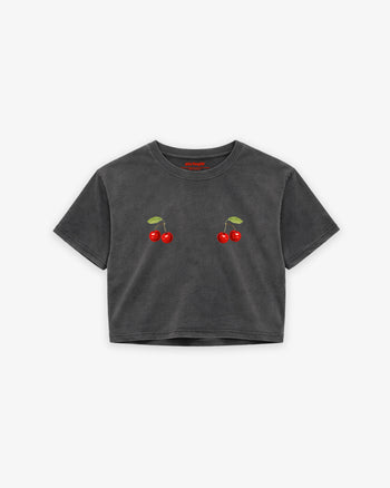 Cropped Tee - Cherry