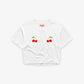 Cropped Tee - Cherry