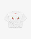 Cropped Tee - Cherry