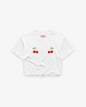 Cropped Tee - Cherry