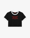 Cropped Tee Two Tone - I Don’t Make Mistakes