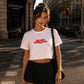 Cropped Tee Two Tone - I Only Accept Apologies In Cash