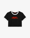 Cropped Tee Two Tone - I Only Accept Apologies In Cash