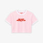 Cropped Tee Two Tone - I Only Accept Apologies In Cash
