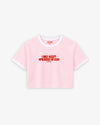 Cropped Tee Two Tone - I Only Accept Apologies In Cash