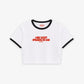 Cropped Tee Two Tone - I Only Accept Apologies In Cash