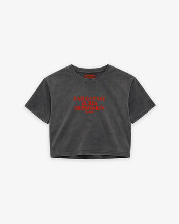 Cropped Tee - Eating P*ssy Cures Depression