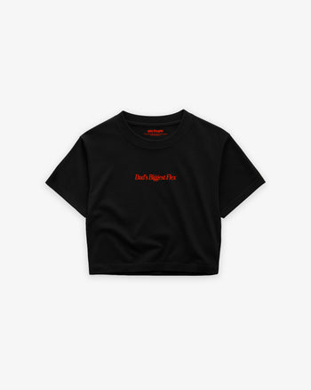 Oversize Cropped Tee - Dad’s Biggest Flex