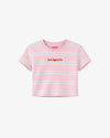 Cropped Tee Stripe - Dad’s Biggest Flex