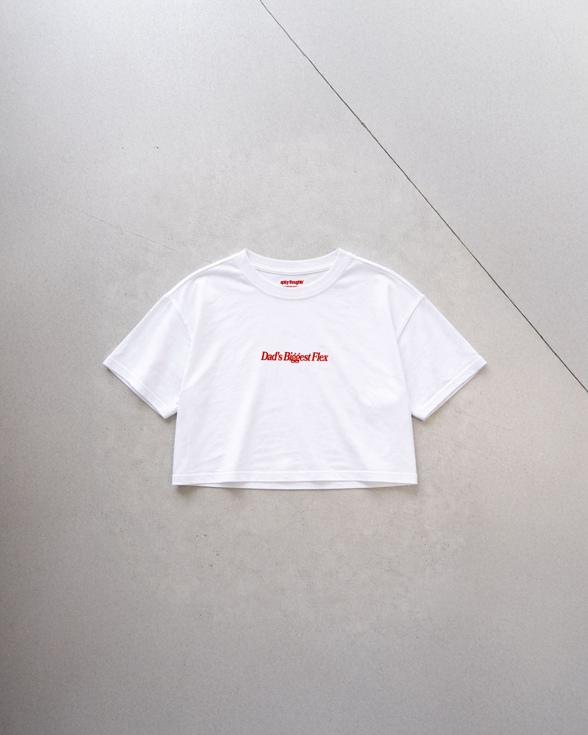 Cropped Tee - Dad’s Biggest Flex