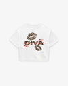 Cropped Tee - Cropped Tee Diva