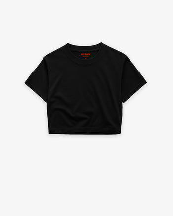 Oversize Cropped Tee - Life is better blonde