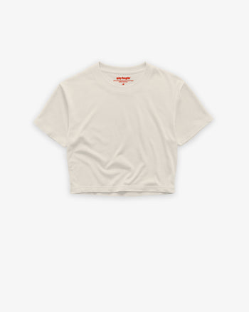 Oversize Cropped Tee - Life is better blonde