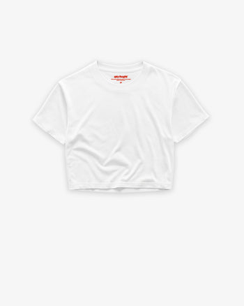 Oversize Cropped Tee - Life is better blonde