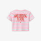 Cropped Tee Stripe - Good Morning Fuckers