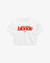Cropped Tee - Life is better blonde