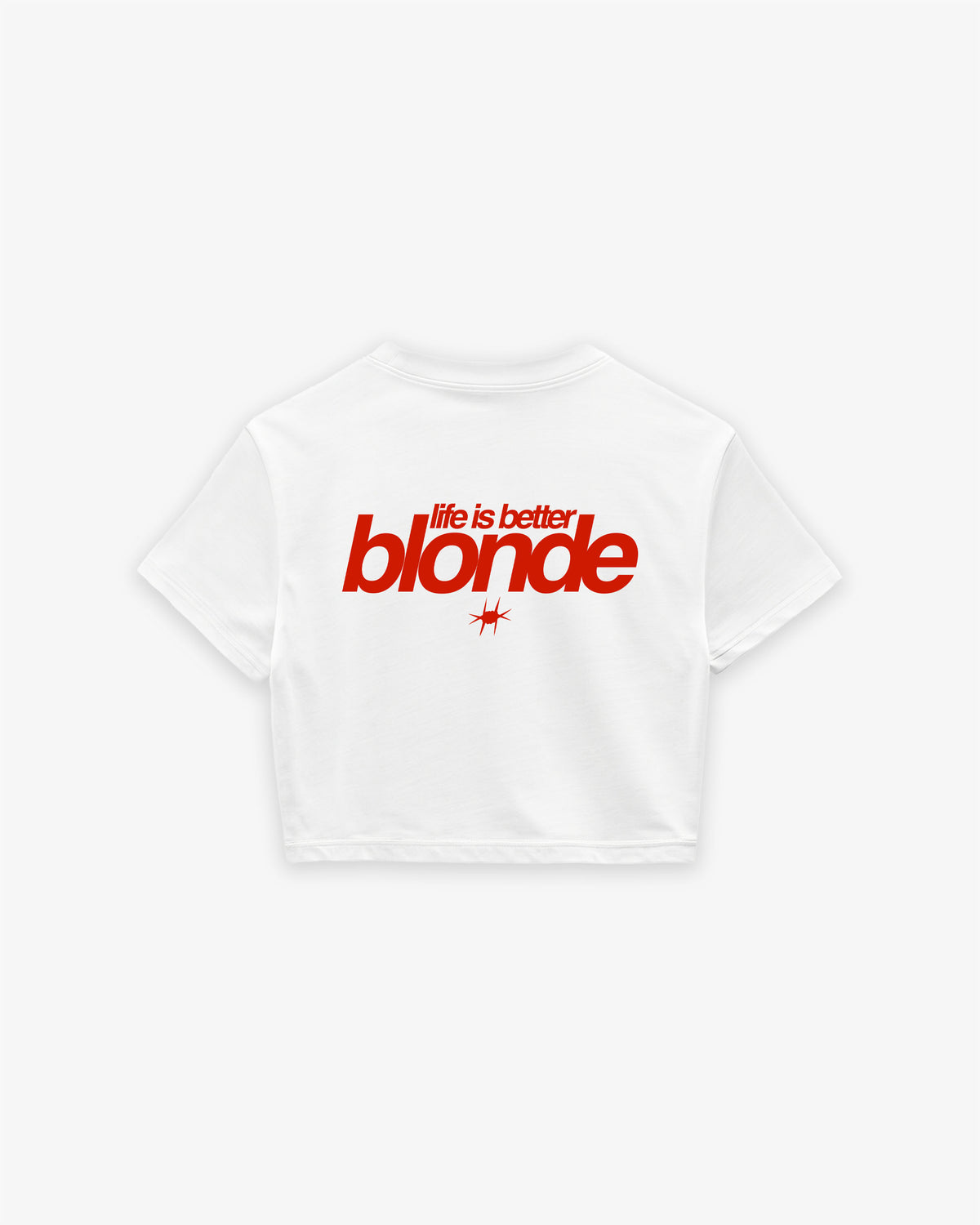Cropped Tee - Life is better blonde