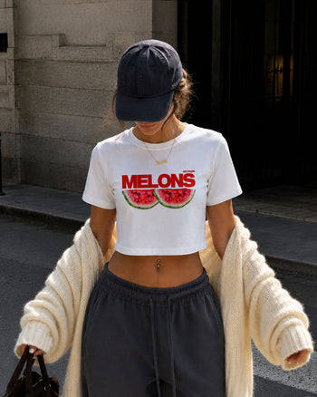 Cropped Tee - Melons