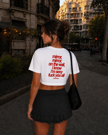 Cropped Tee - Mirror, mirror on the wall