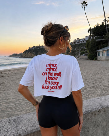 Cropped Tee - Mirror, mirror on the wall