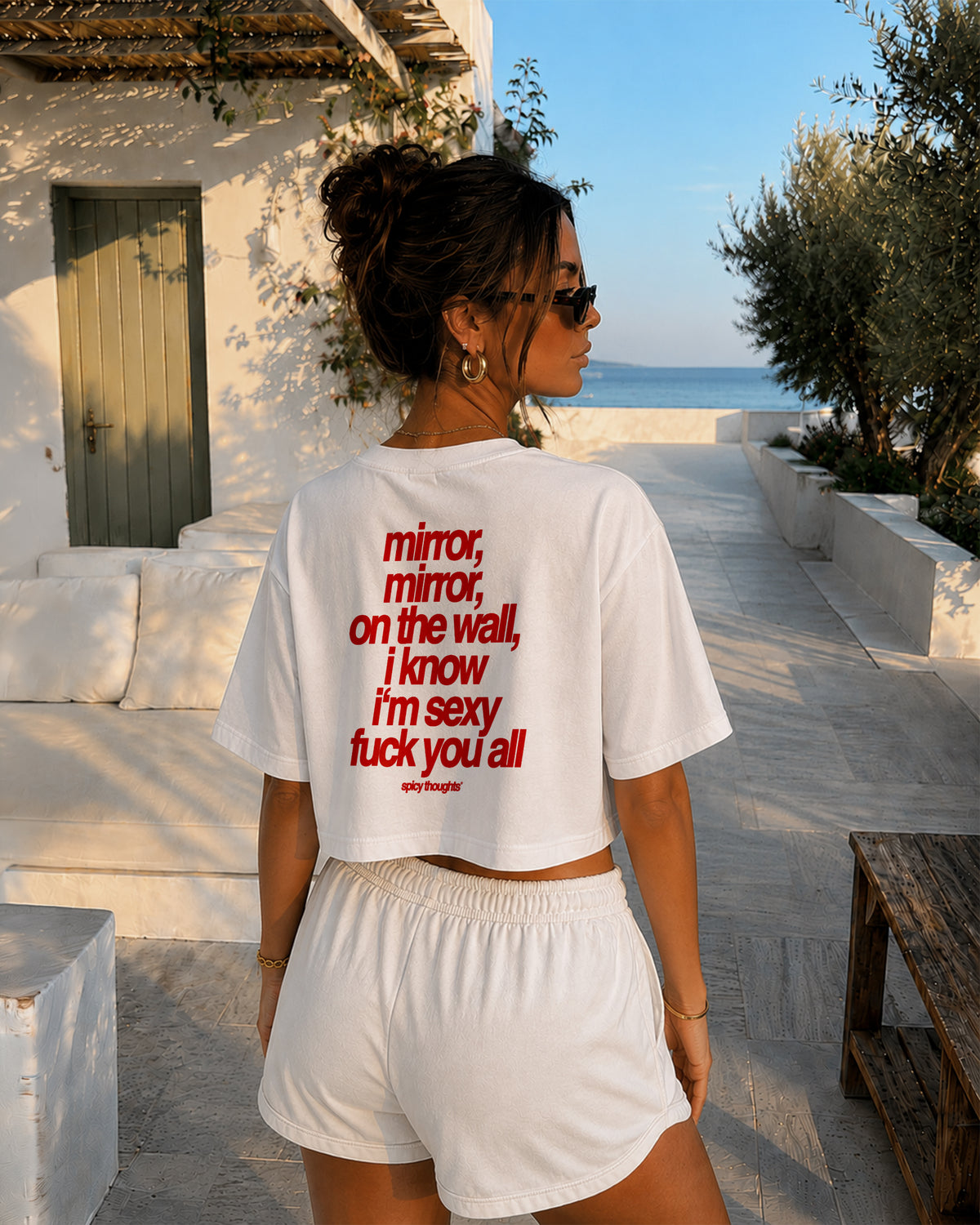 Cropped Tee - Mirror, mirror on the wall