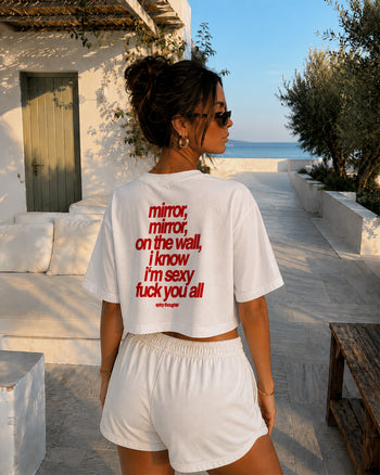 Cropped Tee - Mirror, mirror on the wall
