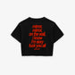 Cropped Tee - Mirror, mirror on the wall