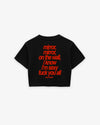 Cropped Tee - Mirror, mirror on the wall