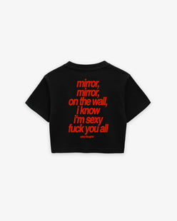 Cropped Tee - Mirror, mirror on the wall