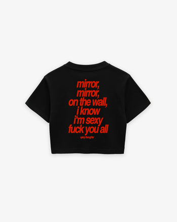 Cropped Tee - Mirror, mirror on the wall